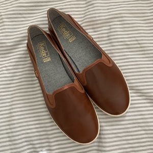 KEDS Faux Leather Crashback Slip On Shoes